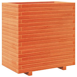 vidaXL Jardinière cire marron 70x40x72,5 cm bois de pin massif