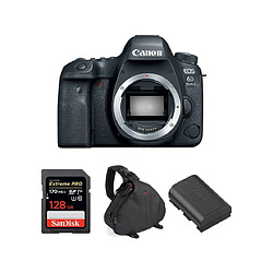 CANON EOS 6D II Body + SANDISK Extreme Pro 128GB 170MB/s SDXC + camera Bag + CANON LP-E6N Battery