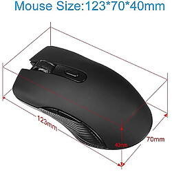 Universal Souris sans fil, rechargeable 2,4 ghz souris optique sans fil, souris ergonomique sans fil