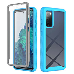 Coque en TPU hybride bleu clair pour votre Samsung Galaxy S20 FE/S20 Fan Edition/S20 FE 5G/S20 Fan Edition 5G