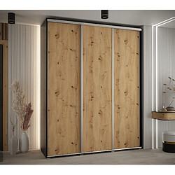 Abiks Meble Armoire DAVOS 1 À Portes Coulissantes 235,2/190/60 3 Portes