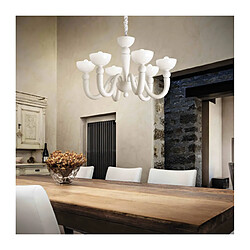 Ideal Lux Suspension Blanche BON BON 6 ampoules