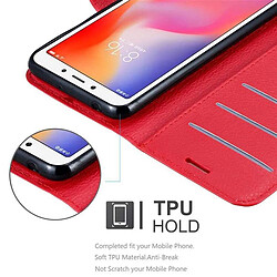 Cadorabo Coque Xiaomi RedMi 6 Etui en Rouge pas cher