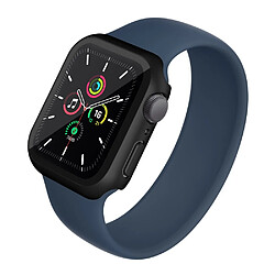 Coque en TPU électroplaqué, mat, noir pour votre Apple Watch Series 7 41mm