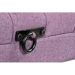 Avis Pegane Banquette Coffre en métal et MDF coloris fuchsia - Longueur 102 x Profondeur 42 x Hauteur 40,5 cm