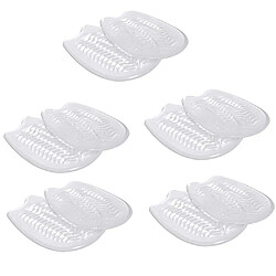 Avis 5 Paires Coussinet Plantaire en Gel , Coussins de Pied Auto-adhésives Antidérapant Semelles Protection Pied Transparentes