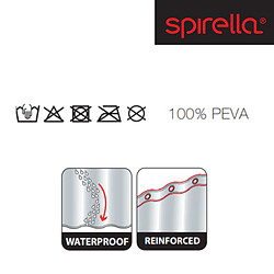 Spirella Rideaux de douche PEVA OMBRELLA 200x170cm Transparent