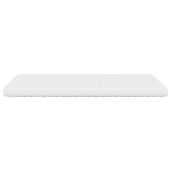 Avis vidaXL Matelas en mousse blanc 140x200 cm 7 zones dureté 20 ILD