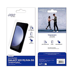 My Way Myway Verre Trempé pour Samsung Galaxy S23 FE/A54 5G Plat Anti-rayures Transparent