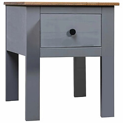 Maison Chic Table de chevet,Table de nuit,Table d'appoint pour salon Gris 46x40x57 cm Pin Gamme Panama -MN74619