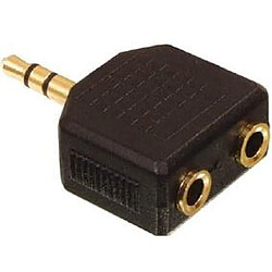 Valueline Adaptateur jack 3,5mm stéréo male vers 2xjack 3.5mm femelles Adaptateur jack 3,5mm stéréo male vers 2xjack 3.5mm femelles Valueline