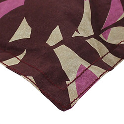 Thedecofactory ASIA - Coussin en coton à imprimés feuilles violet 60x60