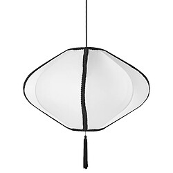 Beliani Lampe suspension TUCORO Matière synthétique Blanc