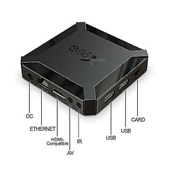 Universal X96Q TV Box 10 H313 Quad Core Smart TV Box 1G8G 2G16G WiFi 2.4G Media pas cher