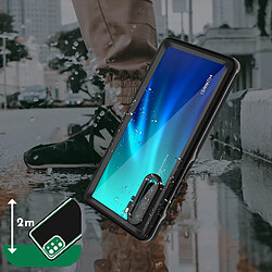 Acheter Coque Huawei P30 Pro Bi-matière Waterproof 2m Film Écran Redpepper noir