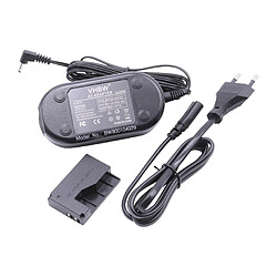 vhbw Bloc d'alimentation, chargeur adaptateur remplacement pour Canon ACK-E15 pour appareil photo, caméra vidéo - Câble 2m, coupleur DC