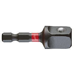 Adaptateur pour douille SHOCKWAVE Hex 14 carré 12 Milwaukee 4932471827