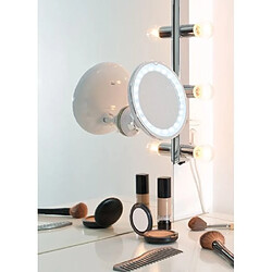 Sichler Beauty & Wellness Miroir grossissant lumineux led - avec ventouse