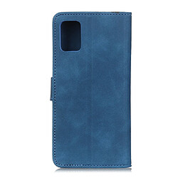 Avis Wewoo Housse Coque Pour Galaxy S11E Texture rétro PU + TPU en cuir à rabat horizontal avec support et fentes cartes et portefeuille bleu