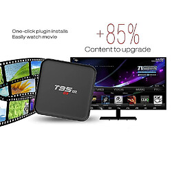 Universal T95M TV Box EU Plug 5.1 S905 1080P Full HD 4K * 2K Résolution 2.4G WiFi pas cher