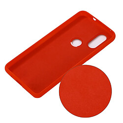 Avis Wewoo Coque Souple Protection antichoc en silicone liquide de couleur solide pour Motorola One Vision & P40 rouge