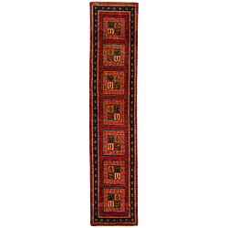 Vidal Tapis de couloir en laine 405x86 brun Kashkuli