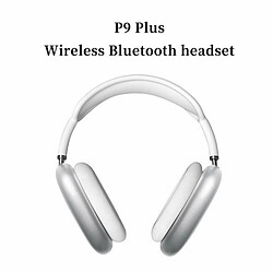 Écouteurs Bluetooth Sans Fil P9 Plus Tws Avec Microphone Antibruit Écouteurs De Jeu Casque Stéréo Hi-Fi Blanc