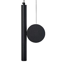 Beliani Lampe suspension DAMAS Métal Noir