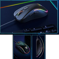 Avis Universal Souris de jeu câblée haute performance, 7200 dpi, RVB, poids réglables