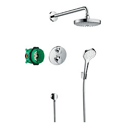 Hansgrohe - Pack encastré avec mitigeur thermostatique Ecostat S chromé - Croma Select S