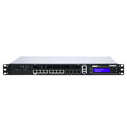 QNAP QuCPE-7012-D2123IT-8G QuCPE-7012-D2123IT-8G Intel Xeon D-2123IT 8x2.5GbE RJ45 ports and 4x10GbE SFP+ ports 1x network module 1x PCIe Gen3 x8