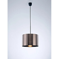 Luminaire Center Suspension Dako Noir 1 ampoule 29cm