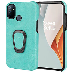 Coque en TPU + PU avec béquille rotative, vert clair pour votre OnePlus Nord N100