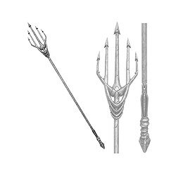 NOBLE COLLECTION - Justice League réplique trident de Aquaman 186 cm