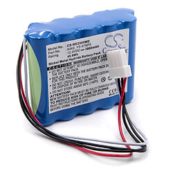 vhbw Batterie NiMH 3800mAh (12V) matériel médical moniteur patient Nihon Kohden BSM-2300, BSM-2301, BSM-2301A, BSM-2301C comme X062, 608237, YS-076P5.