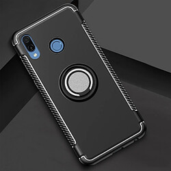 Wewoo Coque Étui de protection magnétique à anneau de rotation de 360 degrés pour Huawei Honor Play noir