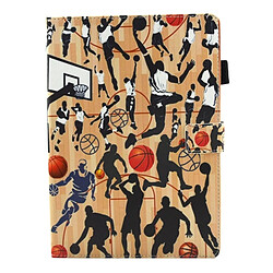 Wewoo Coque pour iPad Pro 10.5 pouce Basketball Sports Motif Horizontal Flip en cuir Housse de protection avec Titulaire et fentes cartes sommeil