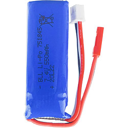 Avis 751845 7.4V 550mAh Batterie au lithium pour voiture Wltoys K969 K979 K989 K999 P929 P939 Accessoires de voiture télécommandés