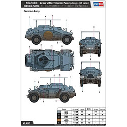 Avis Hobby Boss Maquette Véhicule German Sd.kfz.223 Leichter Panzerspahwagen (1st Series)