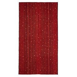 Vidal Tapis de laine 216x116 orange Jajim