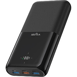 SANAG Batterie Externe 30000 Mah, 22,5W Charge Rapide Power Bank Usb C Portable Avec Grosse Capacité Pour Samsung Iphone 15 14 13 12 11 Xr Xiaomi(Noir)