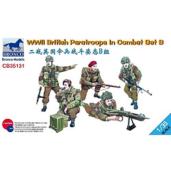 Bronco Models Figurine Mignature Wwii British Paratroops In Combat Set B