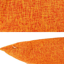 Acheter Couverture de taie d'oreiller taille lin lin jetable voiture décor orange 60x60cm