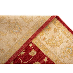 Avis Vidal Tapis de laine 292x255 rouge Kaizar