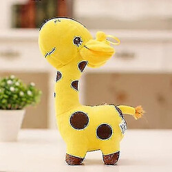 Universal Jouet doux de la girafe en peluche mignonne, animal cher, poupée (jaune)