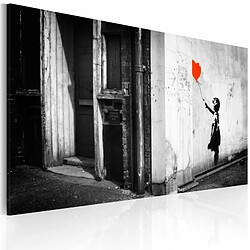 Paris Prix Tableau Imprimé Fille avec Ballon - Banksy 40x60cm