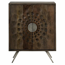 Paris Prix Buffet 2 Portes en Bois Ethnique 113cm Marron