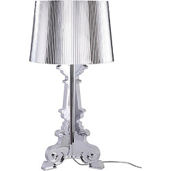 ICONIK INTERIOR Lampe de table Bour - Modèle métallique Argenté