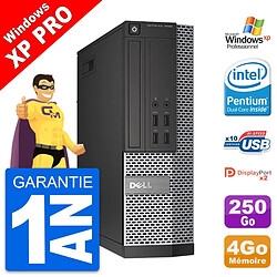 PC Dell OptiPlex 7020 SFF Intel G3220 RAM 4Go Disque Dur 250Go Windows XP - Occasion