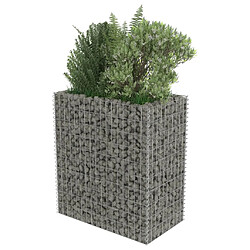 Acheter Maison Chic Jardinière,Lit surélevé - Bac à fleurs - pot de fleur à gabion Acier galvanisé 90x50x100 cm -GKD82359